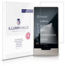Load image into Gallery viewer, iLLumiShield Screen Protector Compatible with Microsoft Zune HD (3-Pack) Clear HD Shield Anti-Bubble and Anti-Fingerprint PET Film
