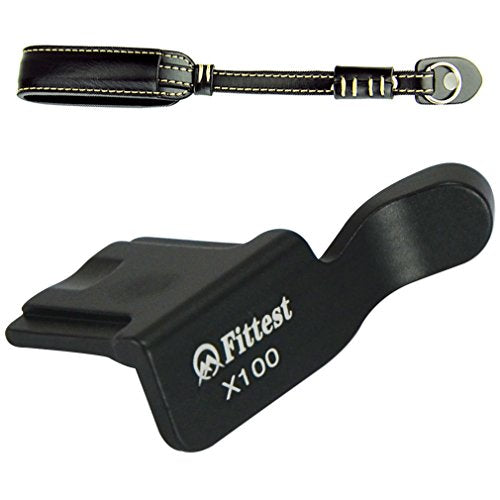 First2savvv DSLR Digital Camera Thumb Grip for Fujifilm X100 with a camera strap,-XJPJ-ZB-X100-01