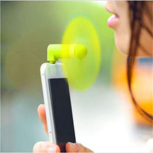 Load image into Gallery viewer, LAAT Mini USB Fan Micro Phone Portable Electric Fan for Android (Green)

