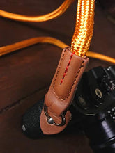 Load image into Gallery viewer, Nylon Climbing Rope Camera Neck Strap Orange for Mirrorless or DSLR
