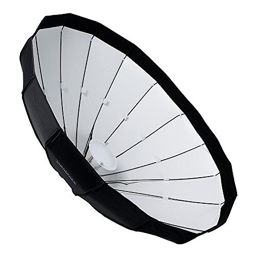 Pro Studio Solutions EZ-Pro 48in (120cm) Beauty Dish and Softbox Combination w/Bowens Speedring - Soft Collapsible Beauty Dish with Speedring for Bayonet Mountable Strobe, Flash and Monolights
