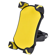 Load image into Gallery viewer, Bike Phone Holder, Motorcycle Bike Bicycle Handlebar for 3.5-6.5inch Cell Phone GPS Mount Holder(Yellow)
