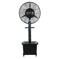 Spray Refrigeration Industrial Fan Floor Water Mist Fan Spray Fan Air Cooler Air Cooling Fan Air Humidifier (Color : Black, Size : 30