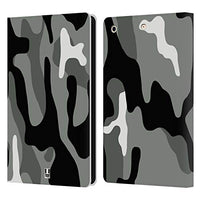 Head Case Designs Night Shift Military Camo Leather Book Wallet Case Cover Compatible with Apple iPad Mini 1 / Mini 2 / Mini 3