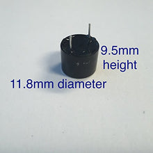 Load image into Gallery viewer, Beeper Alarm Sound Buzzer - 2 Piece Set Small 12mm x 9.5mm Electronic Hardware Part for Warning and Confirmation
