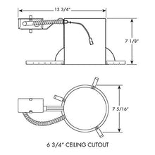 Load image into Gallery viewer, Juno Lighting Group IC23R-LEDT24 IC23R-LEDT24 IC Remodel 6IN 120V Recessed Housing,
