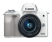 Load image into Gallery viewer, Canon EOS M50 Mirrorless Camera Kit w/EF-M15-45mm Lens and 4K Video (White) (Renewed)
