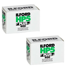 Load image into Gallery viewer, Ilford 1574577 HP5 Plus, Black and White Print Film, 35 mm, ISO 400, 36 Exposures (Pack of 2)
