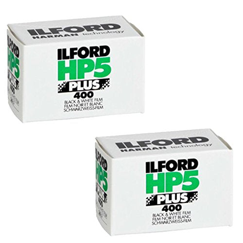Ilford 1574577 HP5 Plus, Black and White Print Film, 35 mm, ISO 400, 36 Exposures (Pack of 2)
