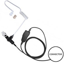 Load image into Gallery viewer, 1-Wire Acoustic Tube Earpiece Mic Inline PTT for HYT TC-610P 700P 780 780P 780M (3 Year Warranty)
