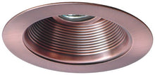 Load image into Gallery viewer, Elco Lighting EL1493CP 4&quot; Low Voltage Adjustable Step Baffle Trim
