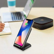 Load image into Gallery viewer, BoxWave Charger Compatible with Blackview BV6800 Pro (Charger by BoxWave) - Wireless QuickCharge Stand, No Cord; no Problem! Charge Your Phone with Ease! for Blackview BV6800 Pro - Jet Black
