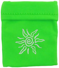 Load image into Gallery viewer, Bondi Band Sun Symbol Armband, Neon Green, Small
