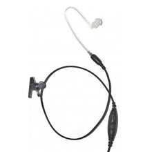 Load image into Gallery viewer, 1-Wire Straight Acoustic Tube Earpiece Mic Inline PTT for HYT Radios (See List)
