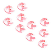 ProMaxPower Two-Way Portable Radio Earmold Insert Earplugs Earbuds for Acoustic Tube Earpiece Headset (10-Pack, Left)