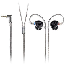 Load image into Gallery viewer, FiiO FH5 Over The Ear Earphones Detachable MMCX Quad Driver Hybrid (1 Dynamic + 3 Knowles BA) in-Ear Monitors (Black)
