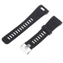 Load image into Gallery viewer, Watch Strap Black Silicone Bracelet Wrist Band Compatible with Garmin Vivosmart HR Small Yard
