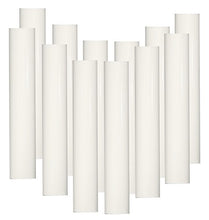 Load image into Gallery viewer, Lighthouse Industries Set of 12 pc 5 Inch Tall White Candelabra Base Thin 3/4&quot; Inner Diameter Chandelier Socket Cover
