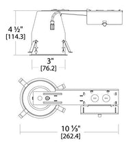 Load image into Gallery viewer, Nicor Lighting 3 Inch Led Housing For Remodel Applications (13201 Ar Led)
