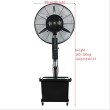 Load image into Gallery viewer, 3 Leaf High Power Spray Floor Fan Household and Commercial Outdoor Water Spray Air Cooling Fan Air Humidifier (Color : 30&quot; Fan Blade Diameter 75cm)
