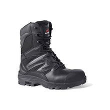 Load image into Gallery viewer, Rockfall Men&#39;s Titanium Composite Toe Cap Safety Boots US Size 9 Black

