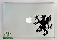 Load image into Gallery viewer, Griffin Vinyl Decal Sized to Fit A 11&quot; Laptop - Black
