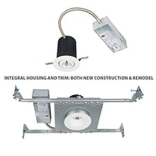 Load image into Gallery viewer, WAC Lighting R2BRD-N930-HZWT Oculux 2&quot; LED Round Narrow 3000K Trim Engine and New Construction or Remodel Housing, Haze White
