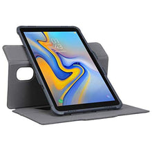 Load image into Gallery viewer, Targus VersaVu Samsung Galaxy Tab A 10.5-Inch (2018) Protective Case Drop Tested and Stand Folio Secure Closure, TriFold Stand Cover, Enhanced Audio, Stylus Holder, Black (THZ756GL)
