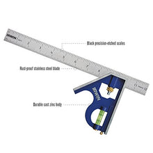 Load image into Gallery viewer, Irwin Tools Combination Square, Metal-Body, 12&quot;, 1794469
