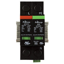 Load image into Gallery viewer, ASI ASISP275-PN UL 1449 4th Ed. DIN Rail Mounted Surge Protection Device, 2 Pole, 240 Vac, Pluggable MOV and GDT Module

