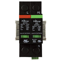 ASI ASISP275-PN UL 1449 4th Ed. DIN Rail Mounted Surge Protection Device, 2 Pole, 240 Vac, Pluggable MOV and GDT Module