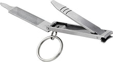 Load image into Gallery viewer, Stainless Steel Personal Care Multi-Tool with Nail Clippers, File, Cleaner For Keychain, Pack of 1
