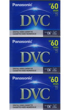 Load image into Gallery viewer, 3 Mini DV MiniDV VIDEO TAPE CASSETTEs for JVC GR-D 395
