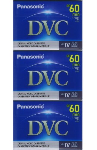 3 Mini DV MiniDV VIDEO TAPE CASSETTEs for JVC GR-D 395