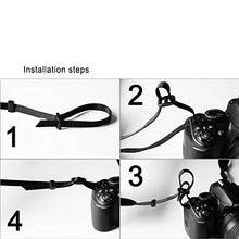 Load image into Gallery viewer, Elvam Scarf Camera Neck Shoulder Strap Belt for Women/Men Compatible with DSLR/SLR/DC/Instant Camera/Portable Printer/Phone Case, A
