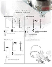 Load image into Gallery viewer, Premium Recessed Light Retrofit C-Clips for Downlight | 5 Pairs of Premium Recessed Lighting Clips | for 5 or 6 in. Traverse
