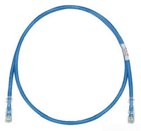 Panduit UTPSP3BUY Category-6 8-Conductor Strain Relief Clear Boot Patch Cord, 3-Feet, Blue