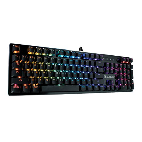 Bloody B820 Optical Mechanical Gaming Keyboard With Individually Backlit Rgb Led Keys Wired, 104 Key
