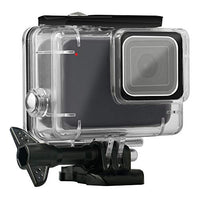 Waterproof 196 FT Transparent Underwater Protective Housing Case with 12 pcs Anti Fog Inserts for GoPro Hero 7 White, Silver