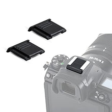 Load image into Gallery viewer, JJC 2 PCS Camera Hot Shoe Cover Cap Protector for Nikon Z9 Z50 Z7 Z6 II Z5 D6 D5 D850 D810 D780 D750 D610 D7500 D7200 D5600 D5500 D3500 Coolpix P950 P1000 Ricoh GR IIIx GRIIIx Replaces Nikon BS-1
