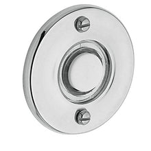 Load image into Gallery viewer, Baldwin 4851260 Round Bell Button, Bright Chrome
