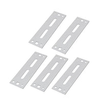 Aexit 5pcs Aluminum Transmission Alloy 135mmx40mmx3.4mm Cable Holder Wire Organizer for Home Office