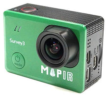 Load image into Gallery viewer, MAPIR Survey3W NDVI Mapping Camera OCN Orange+Cyan+Near Infrared Filter 3.37mm f/2.8 No Distortion Wide Angle GPS Touch Screen 2K 12MP HDMI WiFi PWM Trigger Drone Mount
