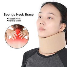 Load image into Gallery viewer, DEWIN Neck Support - Soft Neck Collar, Soft Sponge Neck Brace Protection, Unisex Cervical Collar Support, Neck Pain Relief, 3 Sizes (Size : L)
