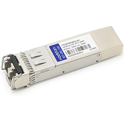 Addon FTLF8529P3BCV-AO SFP+ transceiver Module (Equivalent to: Finisar FTLF8529P3BCV) - 16Gb Fibre Channel (SW) - Fibre Channel - LC Multi-Mode - up to 328 ft - 850 nm - TAA Compliant