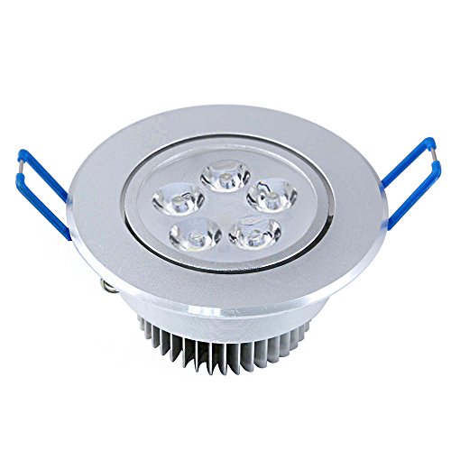 Modoao 5W LED Ceiling Light Downlight with LED Driver,AC85-265V,2700K,Not Dimmable,Retrofit LED Recessed Lighting Fixture,Warm White Spotlight Lamp