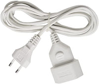 Brennenstuhl H03VVH2-F White 3 m Plastic Extension Cable 3m, 1161660 (Plastic Extension Cable 3m White)