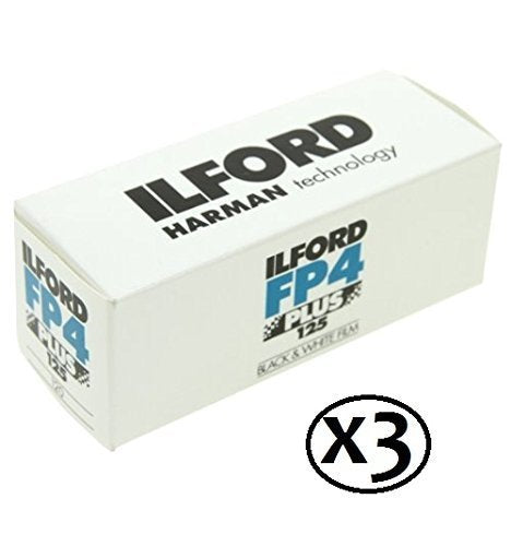 3 X Ilford FP4 Plus, Black and White Print Film, 120 (6 cm), ISO 125 (1678169)