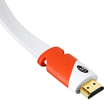 Load image into Gallery viewer, Flat HDMI Cable 50 ft - High Speed HDMI Cord - Supports, 4K Video at 60 Hz, 3D, 2160p - HDMI Latest Standard - CL3 Rated - 50 Feet
