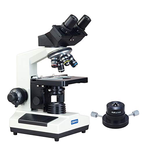 OMAX 40X-1600X Research Compound Binocular Microscope with Dry Darkfield Condenser